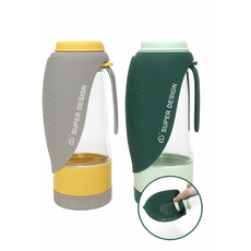 BUCKY 반려견 물병, 1개, 노랑