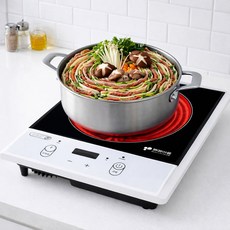 인덕션 1구 하이라이트 캠핑 가정용 휴대용 2000W, 가지고 다닐 수 있는, KHT-4004