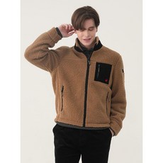 비버리힐스폴로클럽 남성 배색 스퀘어 플리스 자켓 JP813