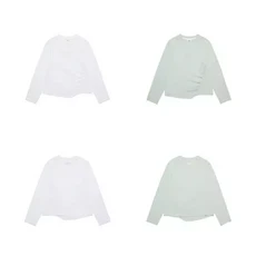 내셔널지오그래픽 내셔널지오그래픽키즈 K253GTS210 키즈 여아 어드벤처 세미 크롭 싱글 티셔츠 34456