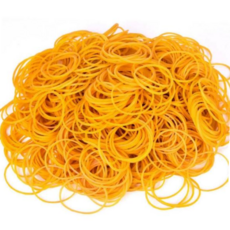 노란 고무줄 식당 밴드 일반고무줄 공장 사무실 포장 대용량 59000EA 1EA, 본상품