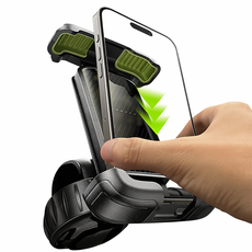 에스위두 흔들림 방지 튼튼한 자전거 핸드폰 거치대, 1개, 블랙