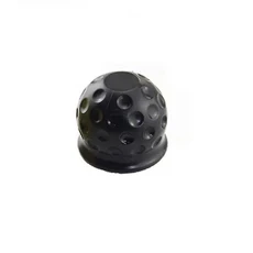 견인바 커버 50mm 고무 트레일러 보호 블랙 히치, 검정, 1개
