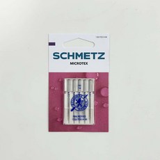 슈메츠 마이크로텍스 가정용 재봉틀 바늘 극세사 실크, 1개