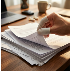 비스말 손가락 돌기 고무 엠보싱 골무, 50개, 화이트