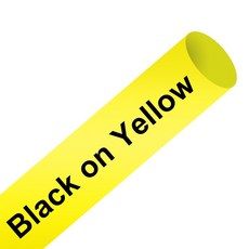 18051 열 수축 튜브 Dymo Rhino 호환 4200 5000 라벨 프린터 호환 6mm 12mm 24mm 테이프, 02 Black on Yellow_01 19mm