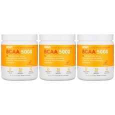 [2+1] RSP 알에스피 뉴트리션 BCAA 5000 mg 오렌지망고맛 225g 아미노산 루신 류신 발린 이소류신 베지캡슐 고약사 약들약 3통, 3개