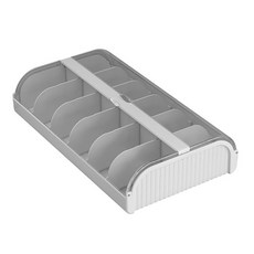 쬬린 속옷 칸막이 수납함, 그레이, 1개