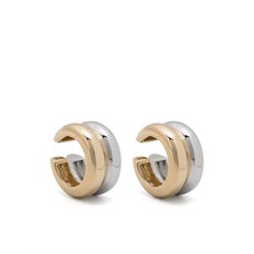 이본레옹 부에 9K 화이트 앤 옐로 골드 싱글 이어커프