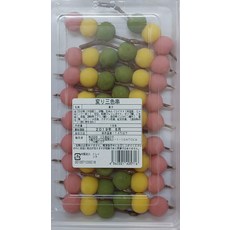 과자 바꾸어 삼색꼬치 18개 책 약 10g 약 8cm 삼색단자 냉동 업무용