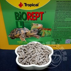 【閃電聯盟】德比克 高鈣 陸龜飼料 250ml／500ml／1000ml 草食 高纖維 陸龜飼料 Tropical, 1個, 1000ml (280g)分裝, 1L