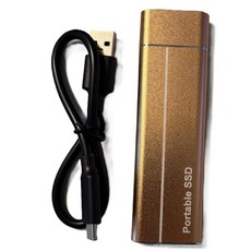 SHL-R320 M.2 휴대용 드라이브 4TB 하드 외장 3.1 가능 7/10/11 Windows 하우징 USB 메탈 SSD 호환 골드와 타입-C 골드