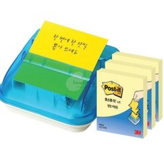 IS리빙 포스트잇 팝업 디스펜서 팩 C 4214 블루 포스트잇팝업리필