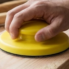 사포 홀더 모자형 (12.5cm) 사포고정 사포작업 손잡이사포