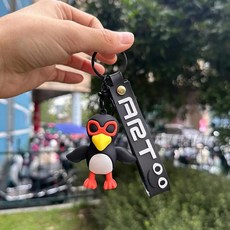 동물 발레리나 카푸치노 피규어 열쇠 고리 선물, 8. 5, 1개