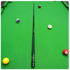 碳素臺球桿黑科技碳纖維桌球桿，斯諾克小大頭中式黑八9球桿入門撞球桿，專業檯球桿, 皓影黑單杆（備註中頭大頭）, 1個