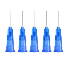 철공자 접착제 노즐 22G 공업용 주사기바늘 플라스틱바늘, 5세트