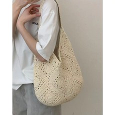 투크 여름 뜨개 가방 그물가방 니트 숄더백