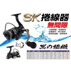 POKEE 太平洋 SK 紡車式捲線器, SK-3000
