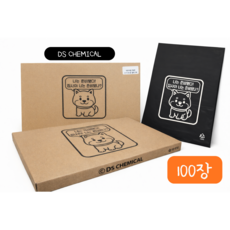 [동서비닐]100매 우리집 댕댕이 똥봉다리(22x30cm)BOX형, 1개, 100개입, 블랙
