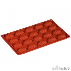 Pavoni 瑪德蓮 矽膠模 20連蛋糕模 法式瑪德蓮 烘焙模具, 1個