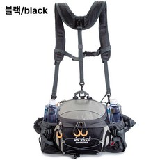 경량 등산 등산용 파우치 슬링백 힙색 여성 소형 남성, 블랙 라이딩