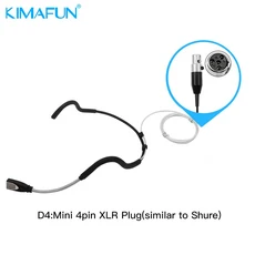 KIMAFUN Pro 유선 헤드셋 마이크 피트니스 요가 수업 회전 필라테스용 무지향성 콘덴서, 01 빠른  Mainland, 04 WP88-Black-D4