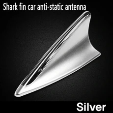 자동차 상어 핀 안테나 탄소 섬유 스즈키 비타라 스위프트 이그니스 SX4 발레노 에르티가 알토 그랜드 비, 01 Silver