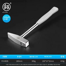 다기능 스테인레스 장도리 도구 망치 야외용 미니 나무, 1개, FO6026 300g, 기본 색상