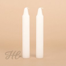 해삐아우라 연꽃 모양 기도용 양초 2개입 종교용양초