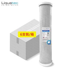 Liquatec 20英吋大胖活性碳濾心(6支) NSF認證 全戶過濾 CB-450-20-10, 1個