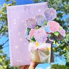 教師節立體花束卡片，可手寫祝福, 1個