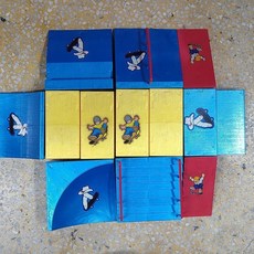 手指滑板場地 彩色創意玩具 專業比賽場地道具套裝組合, 1個, 彩色大套专业跳台60/45/9无滑板,大跳台尺寸60.5/45.5/9