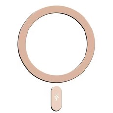 1/5PCS Magsafe 무선 충전 서클 디스크 자석 스티커에 대 한 자기 스티커 금속 반지 아이폰 16 15 13 Pro Max, 1 Gold
