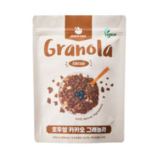 호두얌 수제 그래놀라 카카오, 500g, 2개