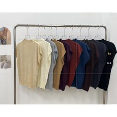 반목폴라 반소매 여름 니트 스웨터 유니크한 라운드넥 풀오버 루즈핏 여성 상의