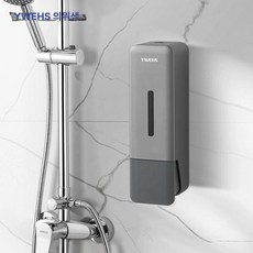 샤워실 삼푸 디스펜서 모텔 호텔 (500ml) 화이트 리필용 201A 펌프 욕실, 1개, B. 오팔 실버 단일 250ml
