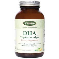 FLORA DHA Algi 素食軟膠囊, 1個, 60 件