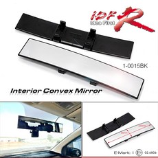 IDFR ODE 汽車後照鏡 經典黑 廣角鏡 320*65mm, 1個