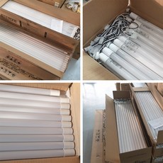 LED T8 간판용 형광등 20W 1200mm LED 직관등 간판조명 DIY 간판등 교체, 10개, 주광색