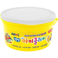 아모스 탱탱아이클레이, 흰색, 600g, 1개