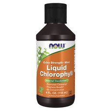 NOW Foods 特強液體葉綠素薄荷味, 1個, 118ml
