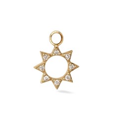 라크앤베리 섬머 선 9K 옐로 골드 다이아몬드 참