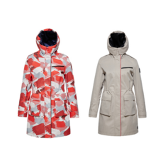 혼마 혼마골프 여성 FW 카라 후드넥 집업 롱 점퍼 HWFD302W623