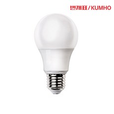 번개표 LED 전구 삼파장 램프 볼전구 벌브 볼램프, 주광색, 1개