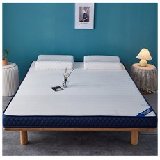 學生宿舍床墊 軟墊 家用 可折疊 租房單人榻榻米墊被褥子 150*190cm 9公分厚, 經典白 蘭,150*190cm  9公分厚