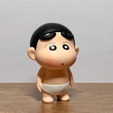 목욕 파트너 크레용 신짱 장식품 피규어 장난감 욕실 장식품 데스크탑 홈 액세서리 창의적인 주변기기, 팬티 신짱—10cm