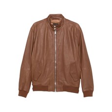 보스 레더 봄버 재킷