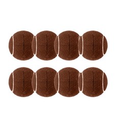 춘게엘 테니스공 소음방지 의자 발 커버 4개/ 8개입/16개입 zy4001, 8개, 브라운