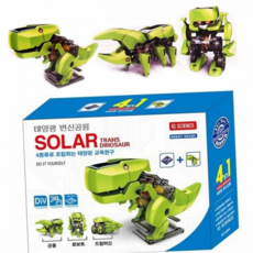 태양광 로봇 장난감 어린이 조립식 교육용 태양광 변신 로봇 완구 만들기 초등 키트 과학